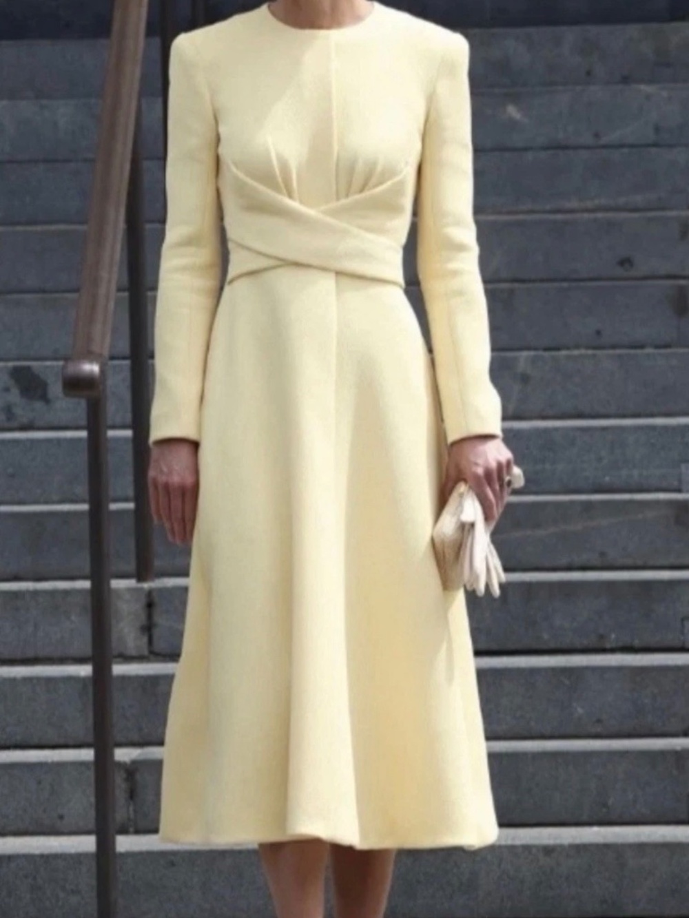 ASO Royal Emilia Wickstead Dress UK14 Blue
